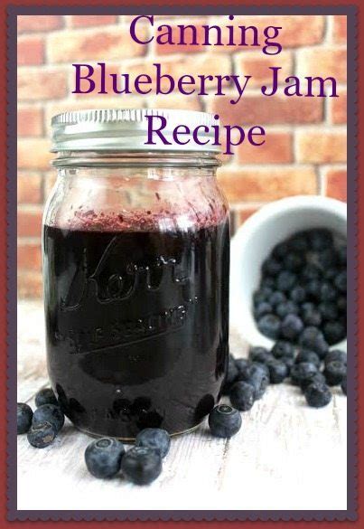 Canning Blueberry Jam Recipe