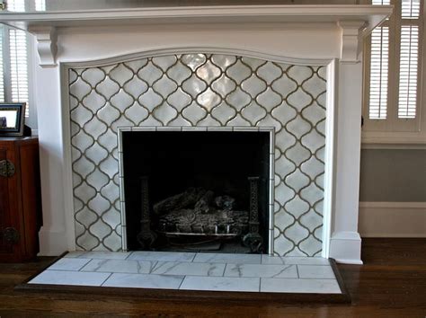 Moroccan Lattice Tile Fireplace Yes Please Home Bling Pinterest