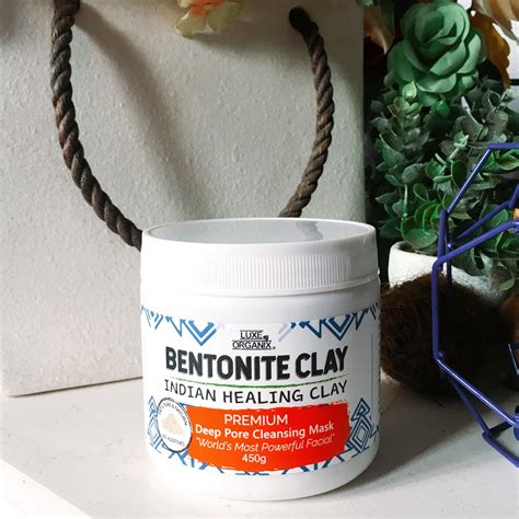 Review Luxe Organix Bentonite Clay Indian Healing Clay I Am Krissy