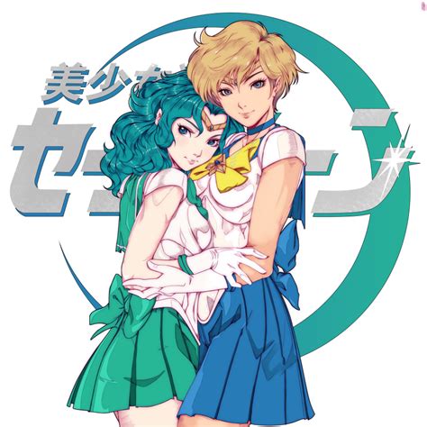 Kofjp Kaiou Michiru Sailor Neptune Sailor Uranus Tenou Haruka