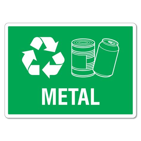 Metal Waste Bin Sign The Signmaker