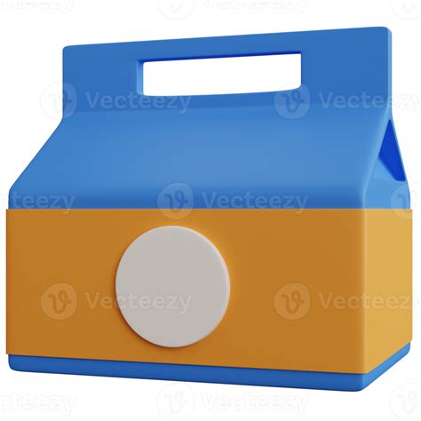 3d Rendering Food Box Isolated 12421961 Png