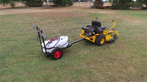 Tow Behind Weed And Chemical Sprayer For Ride On Mowers Gardening
