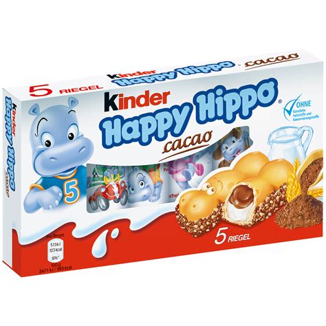 Kinder Happy Hippo Cacao 5er Online Kaufen Im World Of Sweets Shop