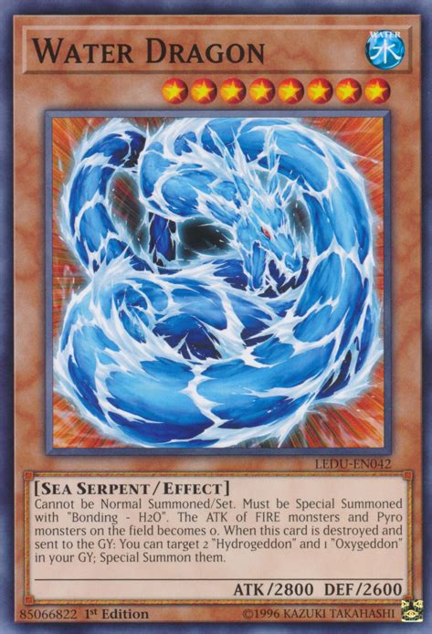 I've done it though, in the hope that new and/or returning players know exactly which cards they can afford. Water Dragon | Yu-Gi-Oh! Wiki | Fandom