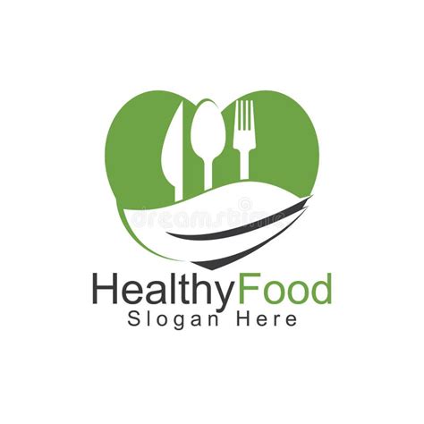 Diseño De Plantillas Vectoriales De Logotipo De Alimentos Saludables