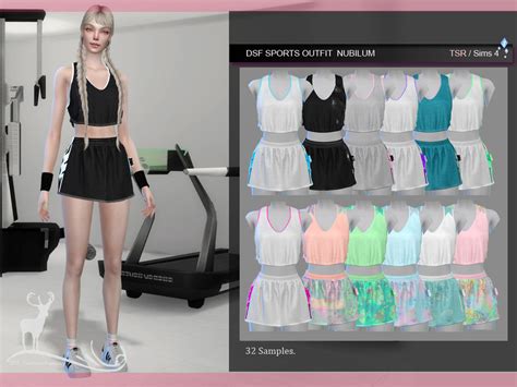 The Sims Resource Sports Outfit Nubilum