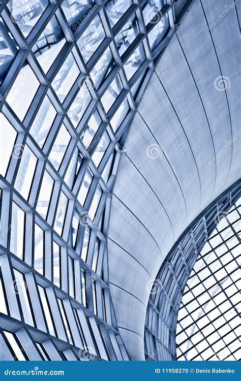 Abstract Blue Ceiling Interior Background Stock Photo Image Of Left