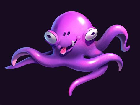 Artstation Octopus Monster Character Design