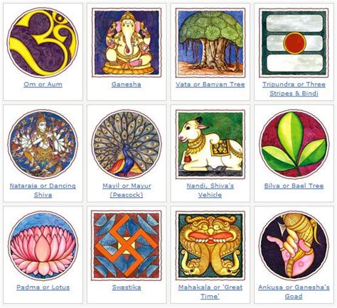 The water symbol represents calmness and serenity. Sacred Symbols in Hindu Art and Culture