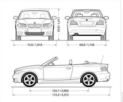 Even if the rear passenger seats are pushed back further for more leg room from the. Dimensions - Technical data - Reference - BMW 1 Series Owners Manual - BMW 1 Series | BMWManuals.org