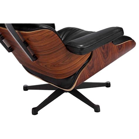 Mid Century Modern Eames Black Lounge Chair Replica Aptdeco