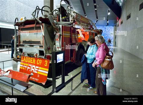 Destroyed Ladder Truck Of Fdny Ladder Co 3 National September 11