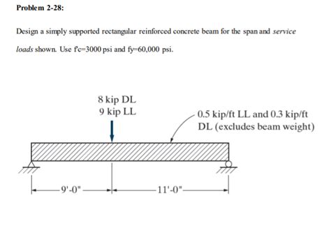Solved Design A Simply Supported Rectangular Reinforced
