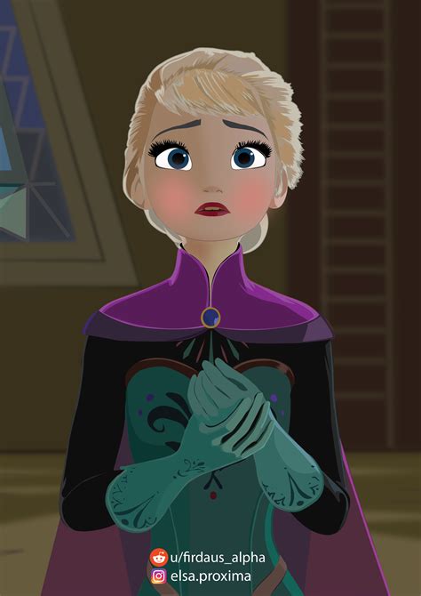 Frozen Elsa Coronation Drawing