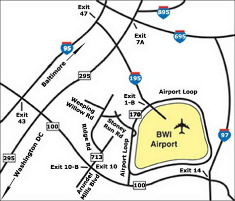 Bwi Airport Map