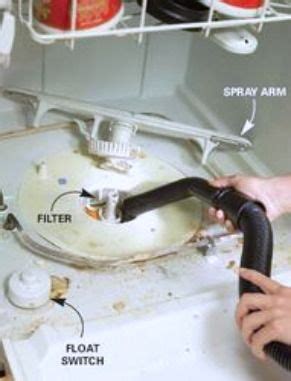 How to unclog a dishwasher with standing water. My Old Dishwasher Runs Like New Again… After Cleaning Out ...
