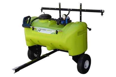 You have to remember that the wheels will take pressure from the fully loaded tank with liquid. 95 Litre Weed Control Trailer With 2m Boom - Bushfire Store