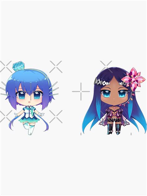 Vocaloid Lapis And Merli Sticker By Chorvaqueen Redbubble