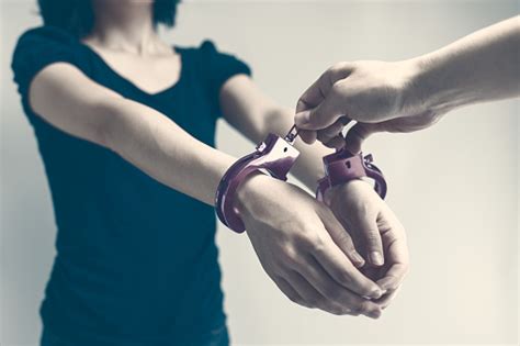Handcuffed Woman Stock Photo Download Image Now Arrest Women