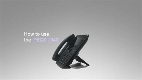 Ipecs 1040i Video User Guide Ubi