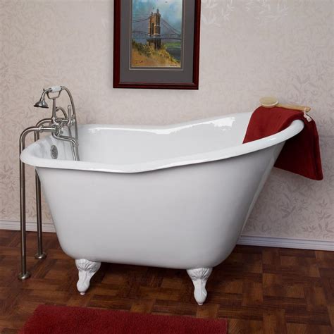 Slipper bathtub 561779 collection of interior design and decorating ideas on the littlefishphilly.com. 52" Wallace Cast Iron Slipper Clawfoot Tub | Signature ...