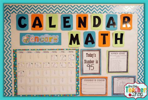 Calendar Math In The Classroom One Stop Teacher Shop