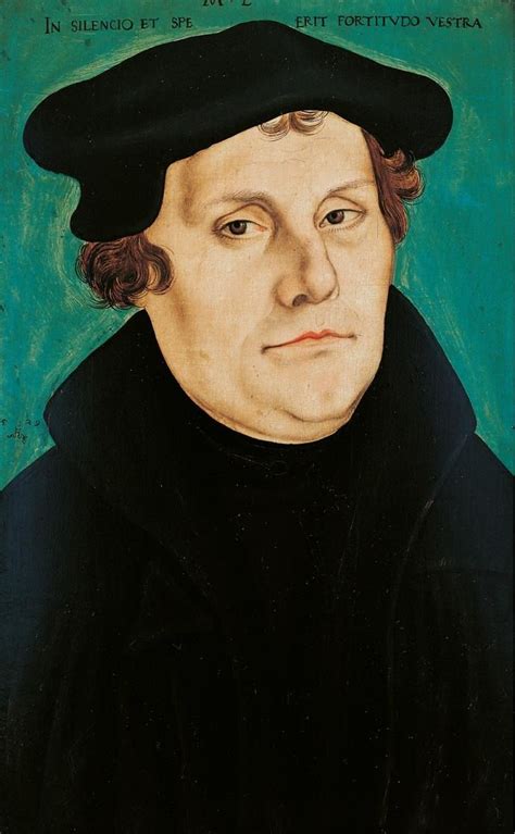 Lucas Cranach The Elder C1472 1553 Martin Luther 1529 Painting On