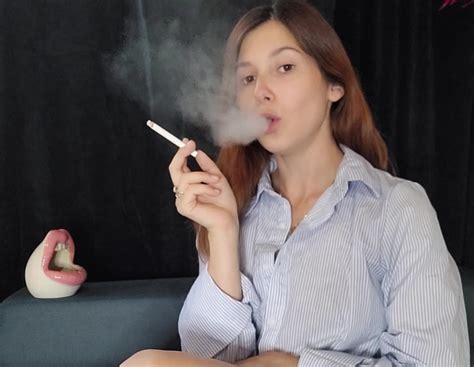 leggy smoke in a shirt dress real smoking official site of real smoking girl come