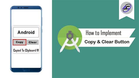 How To Create Copy And Clear Button In Android Studio Copy