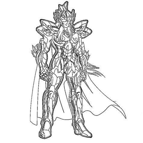 Coloriage204 coloriage chevaliers du zodiaque