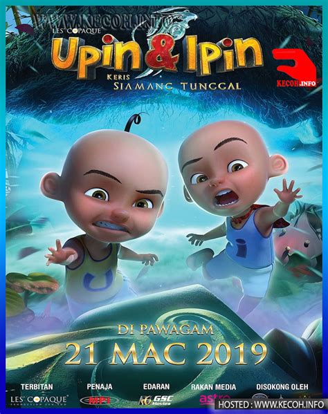 It all begins when upin, ipin, and their friends stumble upon a mystical keris in tok dalang's storeroom that opens a portal and leads. Tonton Upin & Ipin Keris Siamang Tunggal Full Movie Online