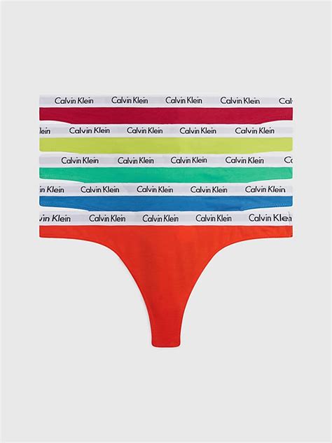 5 Pack Thongs Carousel Calvin Klein® 000qd3585ebng