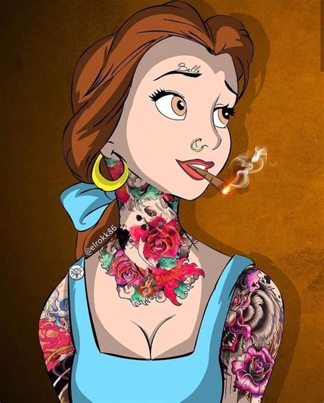 6 Gothic Tattooed Disney Princesses 2022 Tattoo Bantuanbpjs