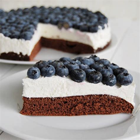Schoko-Blaubeer-Torte