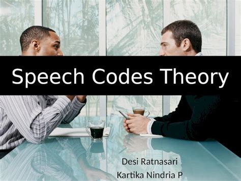 Pptx Speech Codes Theory Dokumentips