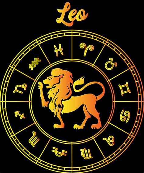 Leo Lion Zodiac Horoscope Astrology Birthday Digital Art By Ari Shok