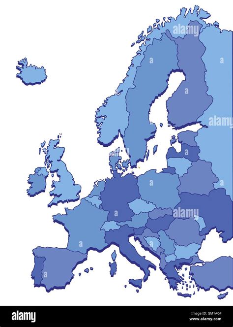 Mapa De Europa Fotografías E Imágenes De Alta Resolución Alamy