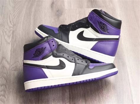 Shown above, the air jordan 1 high og white court purple comes dressed in a leather upper done in a court purple, white, and black color scheme. Air Jordan 1 Court Purple 555088-501 Release Date ...
