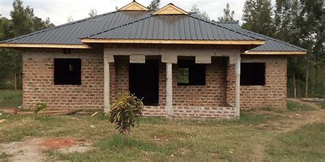 A 2 bedroom house plan includes all the features and space that anyone would need whether they're living alone, downsizing from a larger house intimate 2 bedroom floor plans. Low Cost Brick House Designs In Kenya - burnsocial