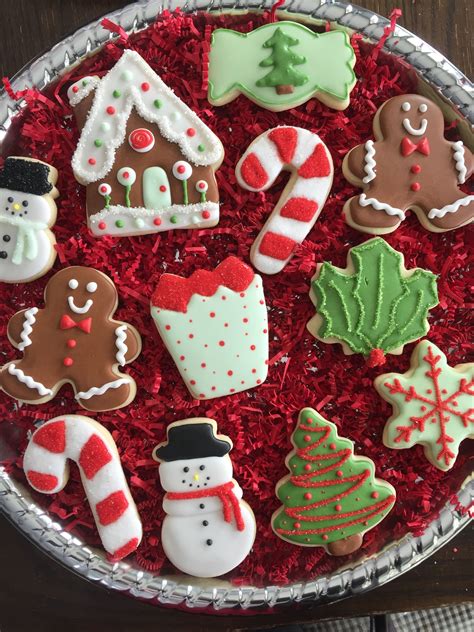 Visit this site for details: Mixed Christmas cookie tray, royal icing | Cookie tray ...