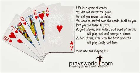 Card Game Quotes Quotesgram