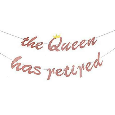 Buy CheeseandU Retirement Party Decorations Glitter Happy Retirement