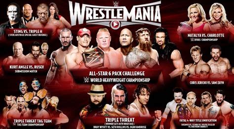 Wwe Wrestle Mania Wwe Wrestlemania 31 Matches List Date Location Venue