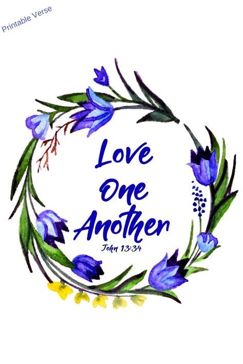 Love One Another 8 x 10 Printable | Love one another quotes, First love ...