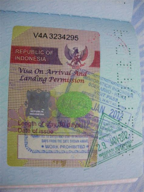 How To Get An Indonesian Visa On Arrival In Jakarta Airport Java