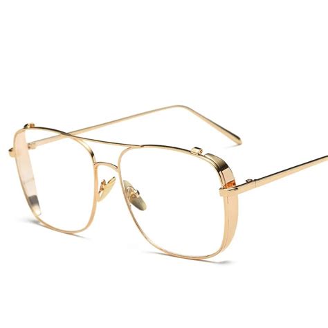 Buy Acexpnm Aviation Gold Frame Sunglasses Female