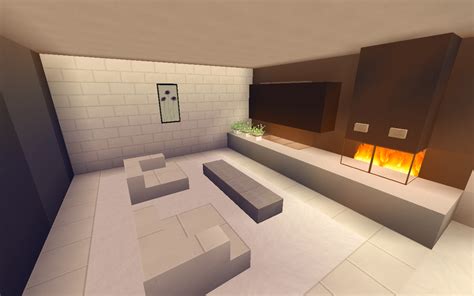 8 Small Modern Living Room Design Minecraft Map