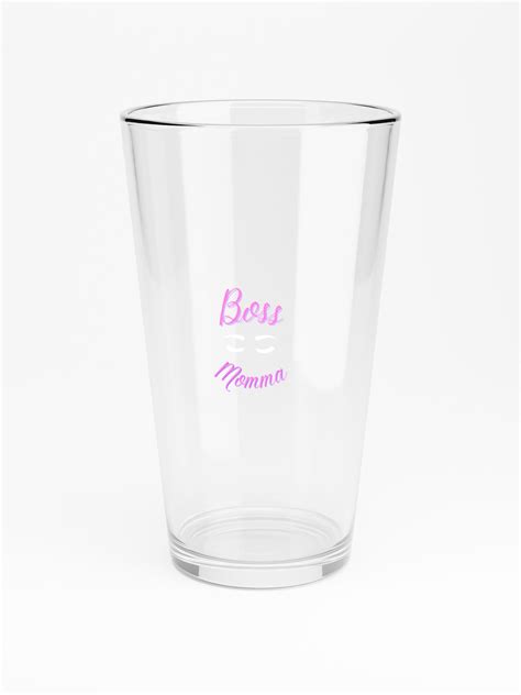 Boss Momma Glass Cup