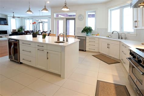 So much natural light in this dreamy bright kitchen overlooking the big
